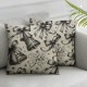 Ulloord Christmas Throw Pillow Covers Christmas Modern Pillow Covers Linen Decorative Cushion Covers for Living Room Bedroom Sofa Bed Decoration