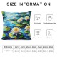 Ulloord Throw Pillow Covers White Aesthetic Water Oil Painting mid Century Green Short Plush Room Decorative Room Bedding Soft Comfort Decorative Sofa Cushion Covers