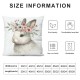 Ulloord Pink Throw Pillow Covers, Eggs Spring Cushion Case for Sofa Couch