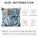 Ulloord Christmas Stocking Gift Throw Pillow Covers Fun Cute Decorative Cushion Covers for Christmas Party Living Room room Sofa