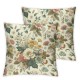 Ulloord Flower Throw Pillow Covers Leaf Cottage core Spring Home Decorative Living Room Bedroom Sofa Cushion Cover