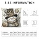 Ulloord Christmas Snowman Throw Pillow Covers Christmas Tree Pretty Holiday Decor Black Linen Washable Living Room Home Decor Cushion Cover