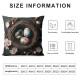 Ulloord Throw Pillow Covers Bird nest Rustic Country Farmhouse Oil Painting Brown Soft Velvet Bedroom Decor Kid Girl Home Living Room College Dorm Cushion Cover