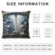 Ulloord Valentines Floral Throw Pillow Covers Cottage core Window Aesthetic White Soft Bedroom Living Room Wedding Decor Cushion Cover