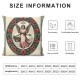 Ulloord Christmas Throw Pillow Covers Wreath Striped Flower Comfortable line Home Decorations Indoor Living Room Bedroom Couch Sofa Outdoor Porch Decorative Cushion Covers