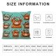 Ulloord Throw Pillow Covers Cute Animal Blue and Soft Velvet Room Decorative Suitable for Outdoor Patio Porch Living Room Dorm Sofa Pillow Cover