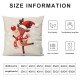 Ulloord Red Christmas Throw Pillow Covers Cute Christmas Pillow Covers Decorative Cushion Covers Suitable for Party Gifts Living Room Bedroom Sofa Bed Decoration