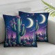 Ulloord Throw Pillow Covers Cactus Plants Natural Aesthetic Room Decorative Room Bedding Decorative Sofa Cushion Covers