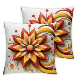 Ulloord throw pillow covers flower modern spring neutral pattern colorful Velvet decor for indoor Living Room Couch Bed Home square with zipper Cushion Cover