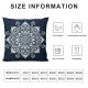 Ulloord Square Modern Abstract Floral Illustration Hidden Zipper Home Sofa Decorative Throw Pillow Cover Cushion Case Design Printed Pillowcase