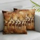 Ulloord Pretty Canyons Petroglyphs Hidden Zipper Home Sofa Decorative Throw Pillow Cover Cushion Case Square Two Sides Design Printed Pillowcase