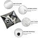 Ulloord Romantic Cat Hidden Zipper Home Sofa Decorative Throw Pillow Cover Cushion Case Square Design Printed Pillowcase