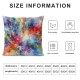 Ulloord Throw Pillow Cover Abstract Pink Cushion Case Home Office Sofa Hidden Zipper Pillowcase Square Printed