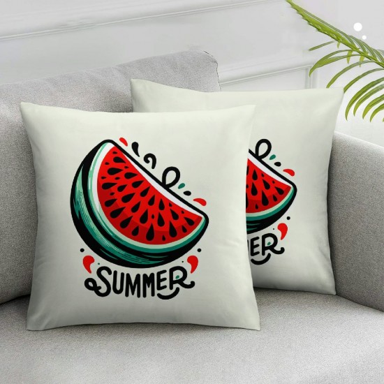 Ulloord  Throw Pillow Covers Sweet Summer Beach Cushion Case Farmhouse Decorative Pillow Case for Outdoor Activity Sofa Home Couch Office,