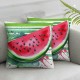 Ulloord  Summer Throw Pillow Covers Watercolor Watermelon Pillow Case  Inch Fruit Sweet Home Cushion Case for Home Indoor Outdoor Sofa Couch Office Decoration,