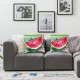 Ulloord  Summer Throw Pillow Covers Watercolor Watermelon Pillow Case  Inch Fruit Sweet Home Cushion Case for Home Indoor Outdoor Sofa Couch Office Decoration,