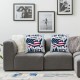 Ulloord Pillow Covers American Flag Throw Pillow Case Decorative Pillow Case Cushion Cover for Home Office Sofa Couch,