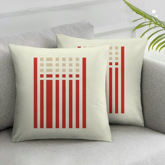 Ulloord Decorations Pillow Covers American Flag Stars Stripes Throw Pillow Case Decorative Pillow Case for Home Sofa Couch,