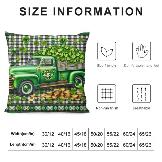 Ulloord Pillow Cover Throw Pillow Case Cushion Cover Case for Party Home Farmhouse Couch Sofa Car,