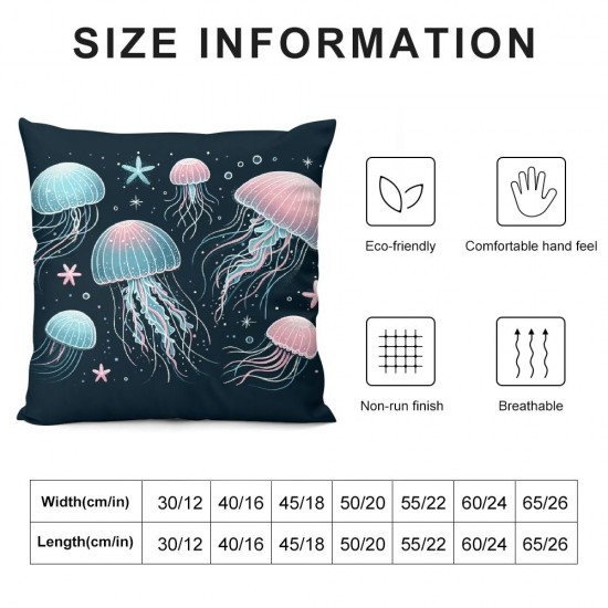 Ulloord Summer Pillow Covers Throw Pillow Covers Summer Cushion Case Decor for Sofa Couch