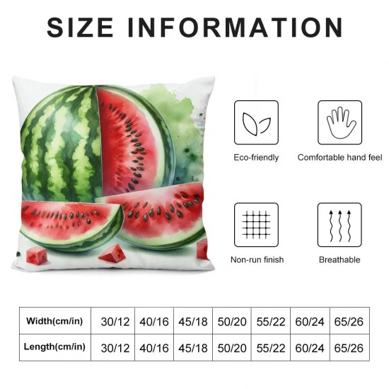 Ulloord Summer Pillow Covers Pineapple Throw Pillow Covers Summer Cushion Case Decor for Sofa Couch