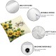 Ulloord Spring Pillow Covers Sunflower Floral Throw Pillowcase Spring Home Sofa Bedroom Living Room Holiday Cushion Case Decorations