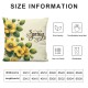 Ulloord Spring Pillow Covers Sunflower Floral Throw Pillowcase Spring Home Sofa Bedroom Living Room Holiday Cushion Case Decorations