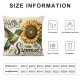 Ulloord Summer Pillow Covers  Sunflower Throw Pillow Covers Summer Farmhouse Cushion Case Decor for Sofa Couch