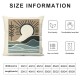 Ulloord  Summer Pillow Covers  Sun Illustration Boho Style Throw Pillow Covers Summer Farmhouse Cushion Case Decor for Sofa Couch