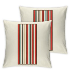 Ulloord Valentine's Day Pillow Covers Red White Throw Pillow Case Stripes Love Cushion Cover for Home Couch Sofa Wedding Anniversary Decoration,