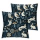 Ulloord Throw Pillow Case Dark Woodland Pillow Covers Decorative Animal Plants Cushion Case for Home Sofa Couch Office Decoration,