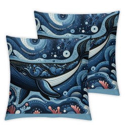 Ulloord Summer Pillow Covers Throw Pillow Covers Ocean Summer Cushion Case Decor for Sofa Couch