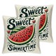 Ulloord Summer Pillow Covers Pineapple Pillows Covers Cool Summer Cushion Case Decor for Sofa Couch