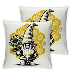 Ulloord Spring Pillow Covers Sunflower Throw Pillowcase Summer Home Sofa Bedroom Living Room Holiday Cushion Case Decorations