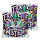 Ulloord Mardi Gras Pillow Covers Throw Pillow Covers Masquerade Mask Living Room Decorative Pillowcase Cushion Case for Sofa Couch