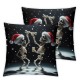 Ulloord Christmas Pillow Covers Throw Pillow Covers Winter Pillowcase Home Decor Living Room House Decorative Cushion Case for Sofa Couch