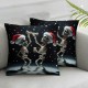 Ulloord Christmas Pillow Covers Throw Pillow Covers Winter Pillowcase Home Decor Living Room House Decorative Cushion Case for Sofa Couch