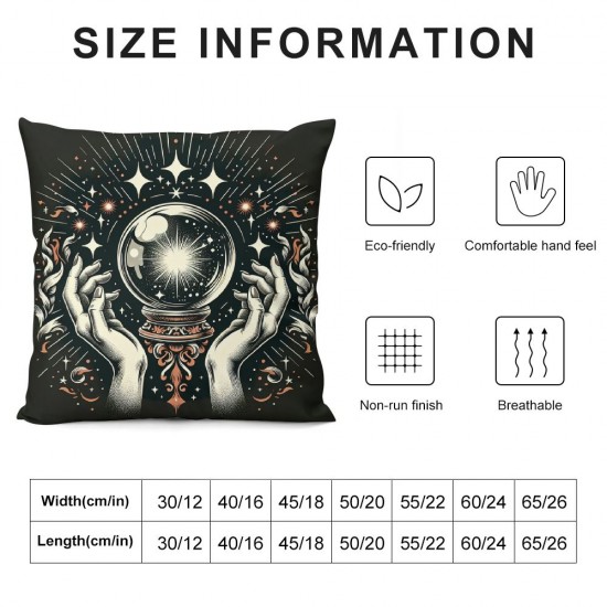 Ulloord Halloween Pillow Covers Pumpkins Pillowcase Holiday Farmhouse Throw Pillows Indoor Outdoor Couch Cushion Case for Home Sofa Decor