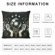 Ulloord Halloween Pillow Covers Pumpkins Pillowcase Holiday Farmhouse Throw Pillows Indoor Outdoor Couch Cushion Case for Home Sofa Decor