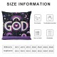 Ulloord Pillow Covers Loves Me Just Like I Am Decorative Throw Pillow Covers Bisexual Pillow Case Home Sofa Bedroom Living Room Cushion Case Farmhouse Decorations