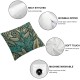 Ulloord  Christmas Pillow Covers  We Wish You A Merry Christmas Throw Pillow Covers Teal Xmas Winter Pillowcase Home Decor Living Room House Decorative Cushion Case for Sofa Couch