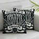 Ulloord Halloween Pillow Covers Give Me The Creeps Pillowcase Retro Holiday Farmhouse Throw Pillows Indoor Outdoor Couch Cushion Case for Home Sofa Decor