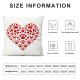 Valentines Day Pillow Covers Love Sofa Throw Pillowcase Cushion Case Home Decoration Wedding Anniversary Decor