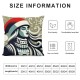 Ulloord Christmas Pillow Covers African American Santa Throw Pillow Covers Winter Pillowcase Home Decor Living Room House Decorative Cushion Case for Sofa