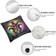 Mardi Gras Pillow Covers Masquerade Mask Throw Pillow Covers Black Living Room Decorative Pillowcase Cushion Case for Sofa Couch