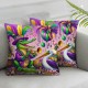 Mardi Gras Pillow Covers Throw Pillow Covers Living Room Decorative Pillowcase Cushion Case for Sofa Couch