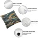 Ulloord Struttura  Pillow Covers | Soft Ivory Throw Pillow Covers for Bed, Couch &amp; Living Room | Canvas Pillow Cover with Zipper