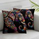 Ulloord Candles Pillow Covers Throw Pillow Covers Cushion Case Decoration for Sofa Couch