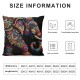 Ulloord Candles Pillow Covers Throw Pillow Covers Cushion Case Decoration for Sofa Couch