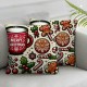 Ulloord Christmas Pillow Covers Red Throw Pillow Covers Christmas Pillowcase Home Decor Living Room House Decorative Cushion Case for Sofa Couch